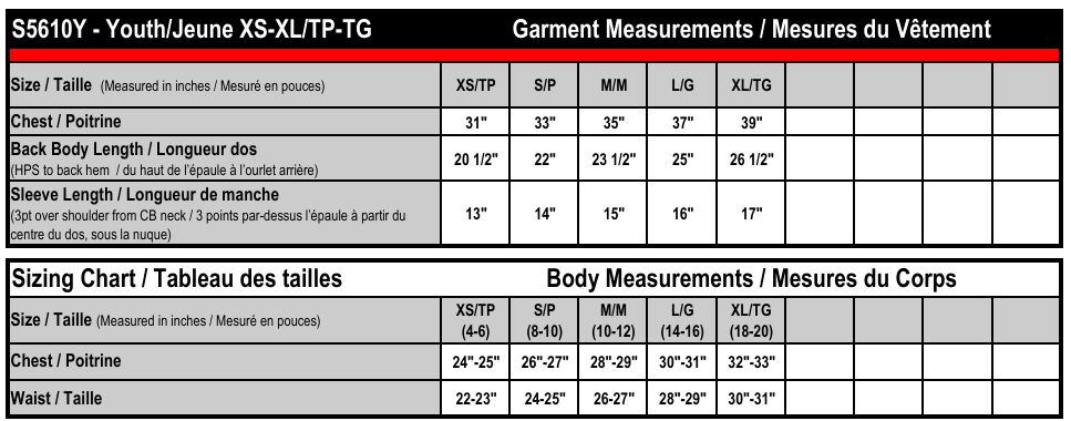 C-Hawks 65/35 Youth T-shirts