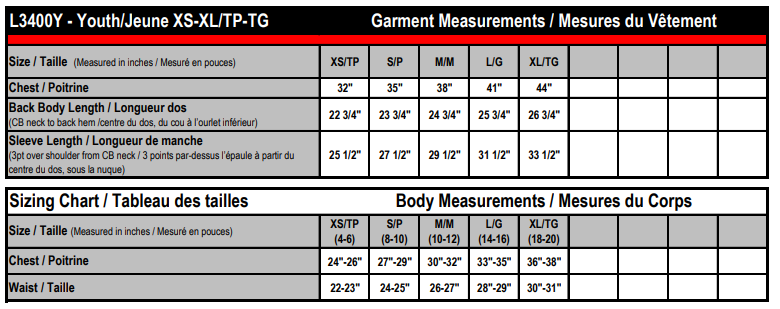 Canadians YOUTH CX2 Insulated Jacket