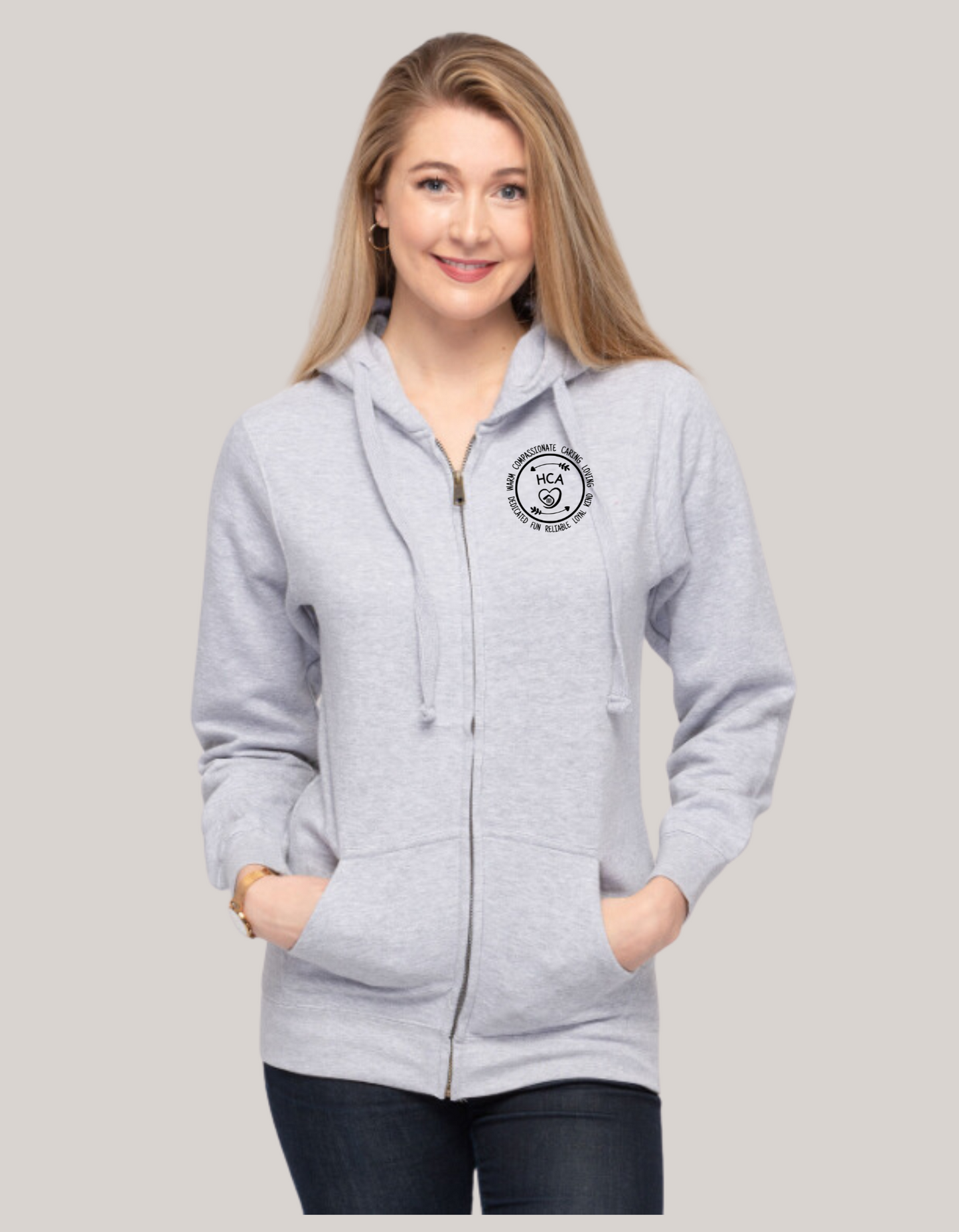 Nurse/HCA Full Zip Sweater