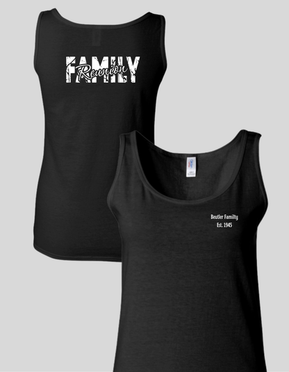Beutler Family Reunion Ladies Tank Top