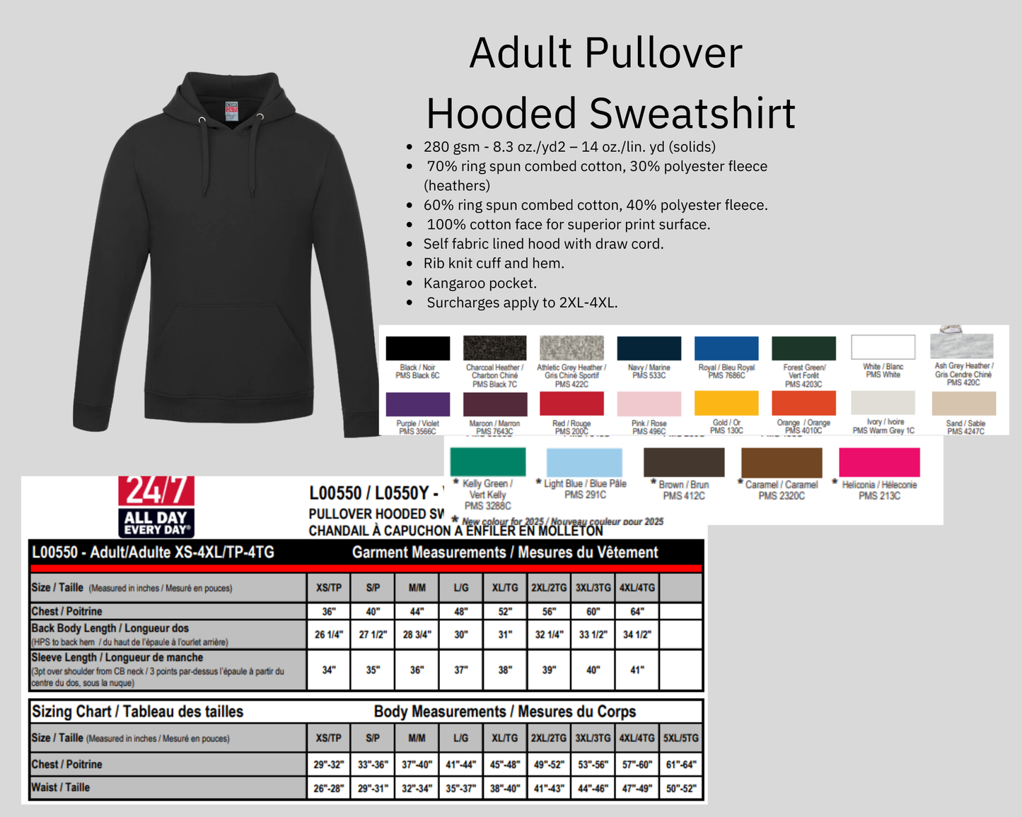 CSW Adult Pullover  Hooded Sweatshirt
