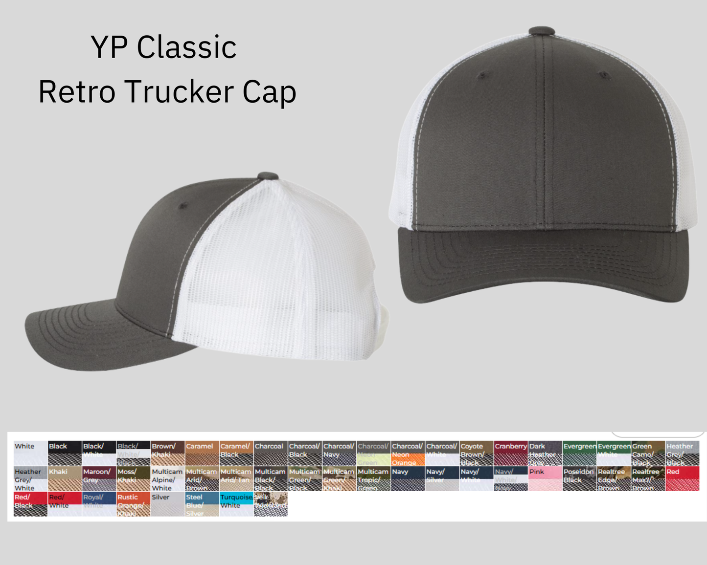 YP Classic Retro Trucker Hat