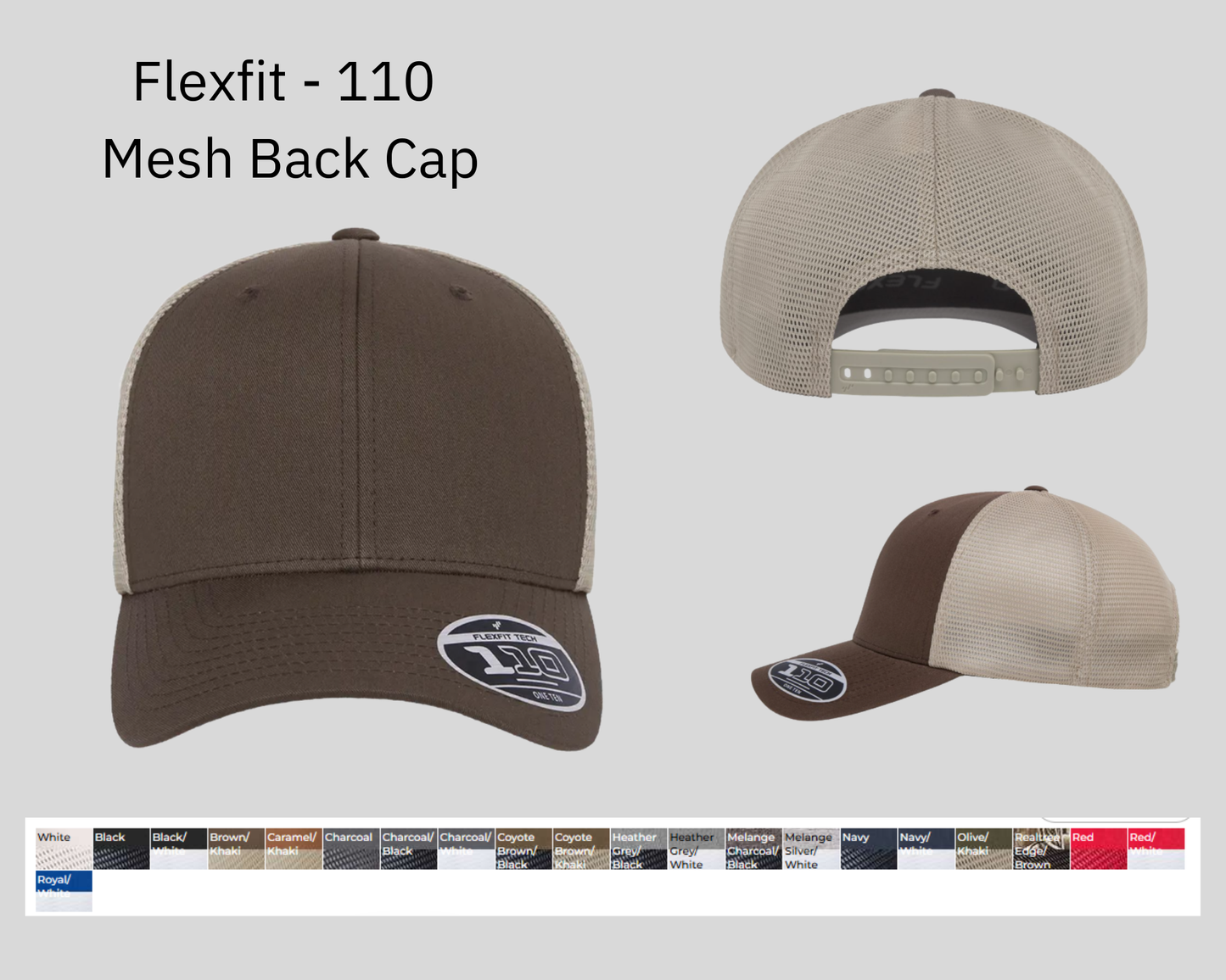 Flexfit-110 Mesh back cap