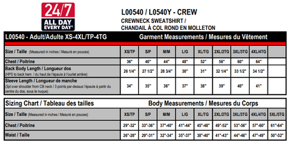 Canadians YOUTH CSW Crewneck Sweatshirt