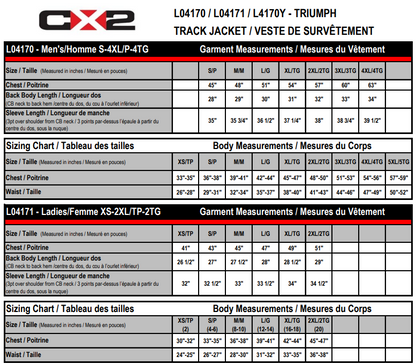 Canadians ADULT CX2 Track Jacket