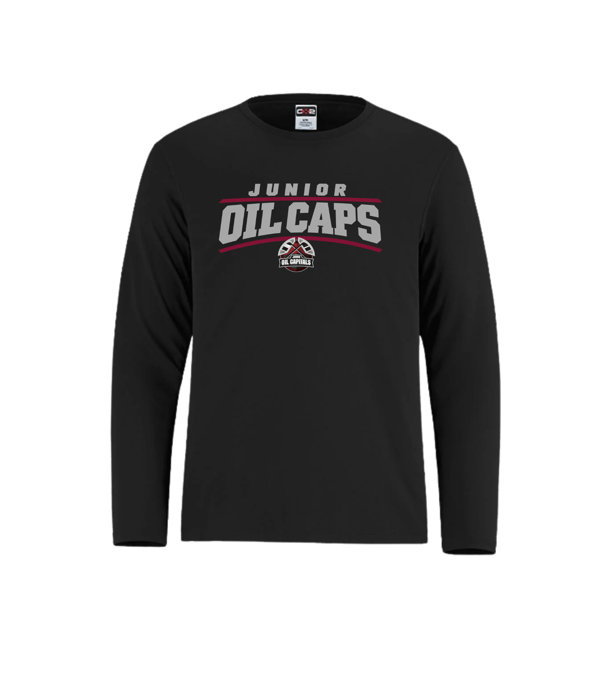 Virden Jr. Oil Caps Wicking Long Sleeve