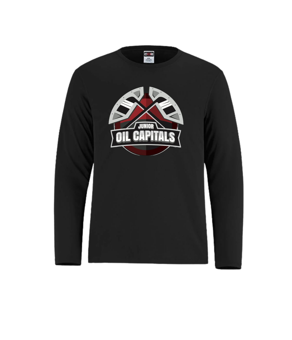 Virden Jr. Oil Caps Wicking Long Sleeve