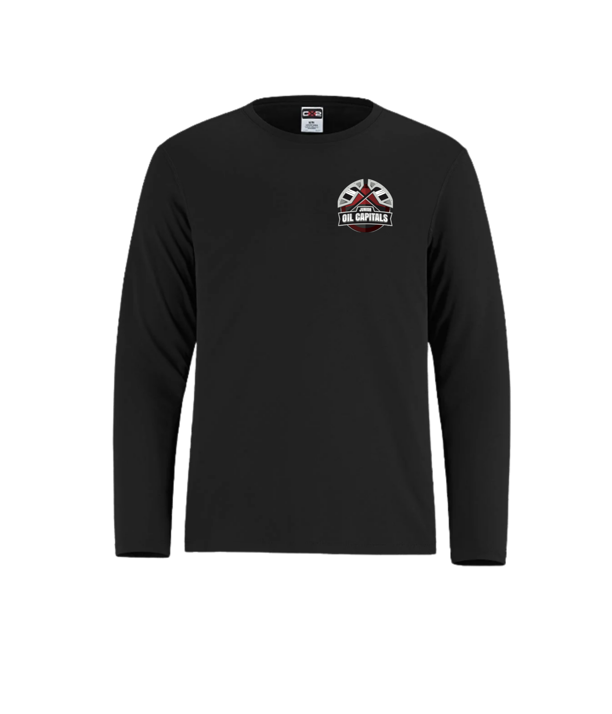 Virden Jr. Oil Caps Wicking Long Sleeve