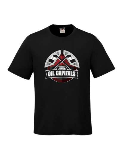 Virden Jr. Oil Caps Adult T-shirt