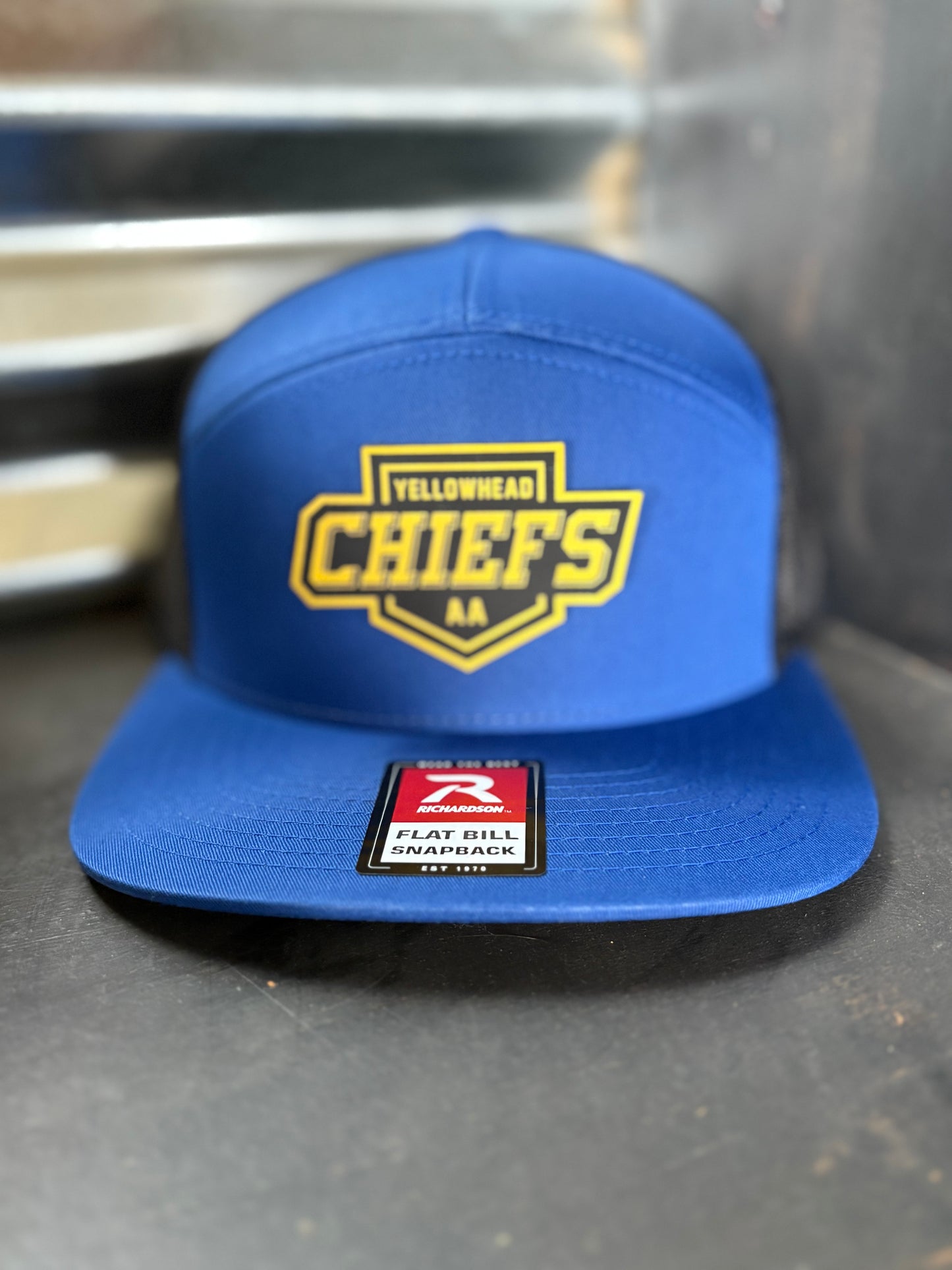 YC Blue Hat with Patch