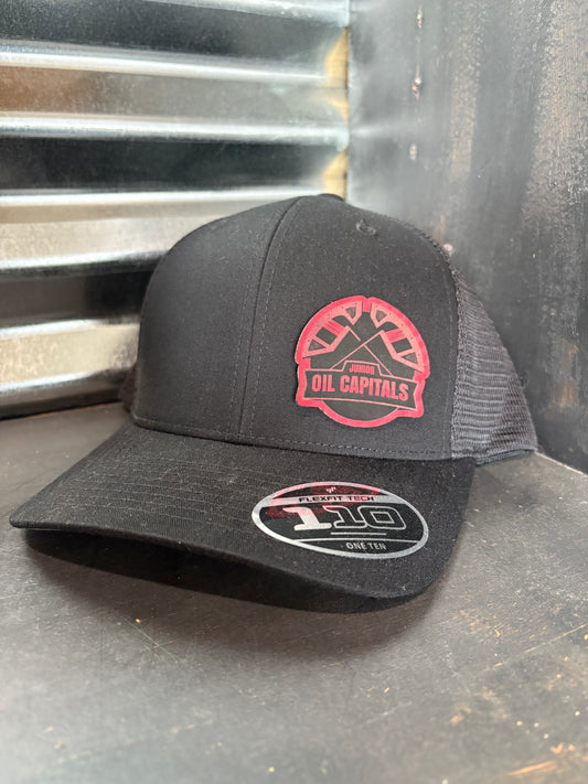 Virden Jr. Oil Caps Flexfit Snapback Hat With Patch