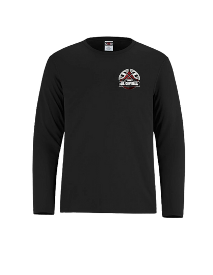 Virden Jr. Oil Caps Adult Wicking Long Sleeve