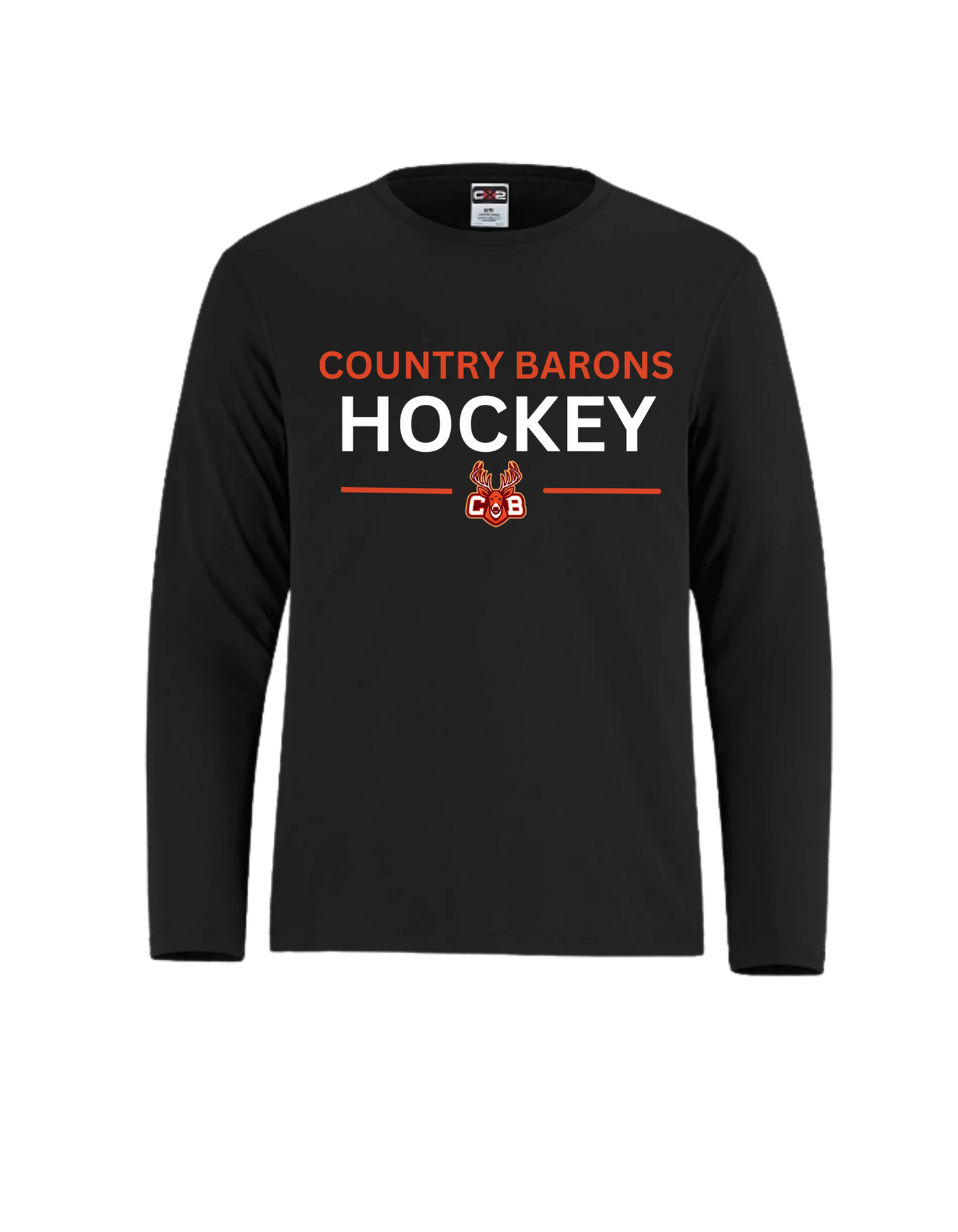 Country Baron Youth Wicking Long Sleeve