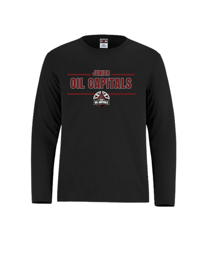 Virden Jr. Oil Caps Adult Wicking Long Sleeve
