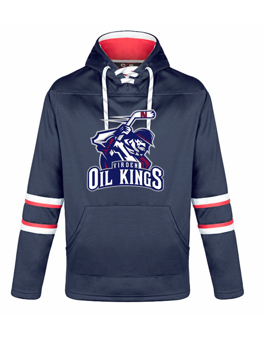 Oil Kings Hockey Lace Hoodie Adult