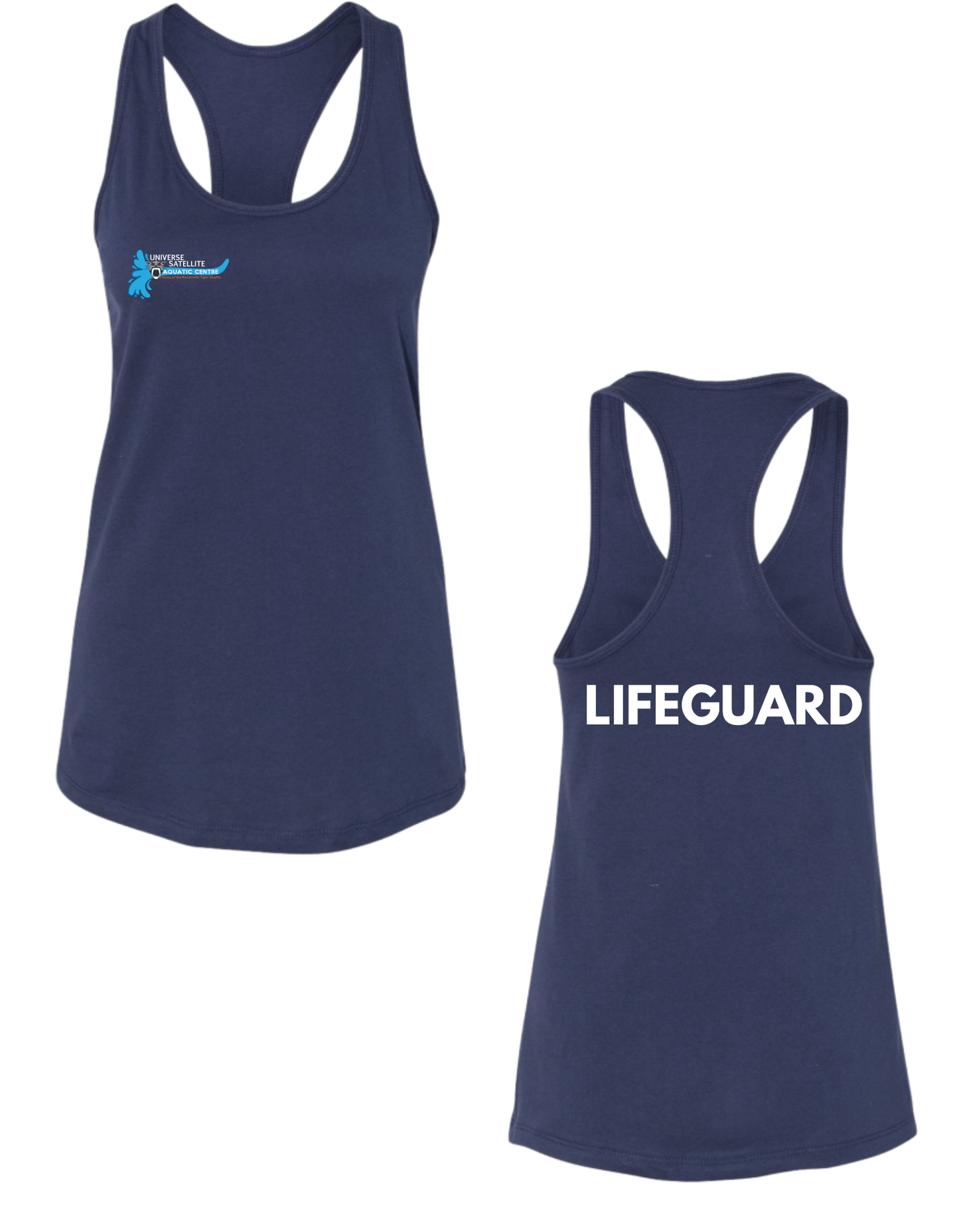 Rocanville Pool Racerback Lifeguard Tank