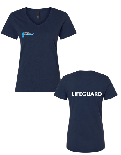 Rocanville Pool Lifeguard T-shirt (V-Neck)