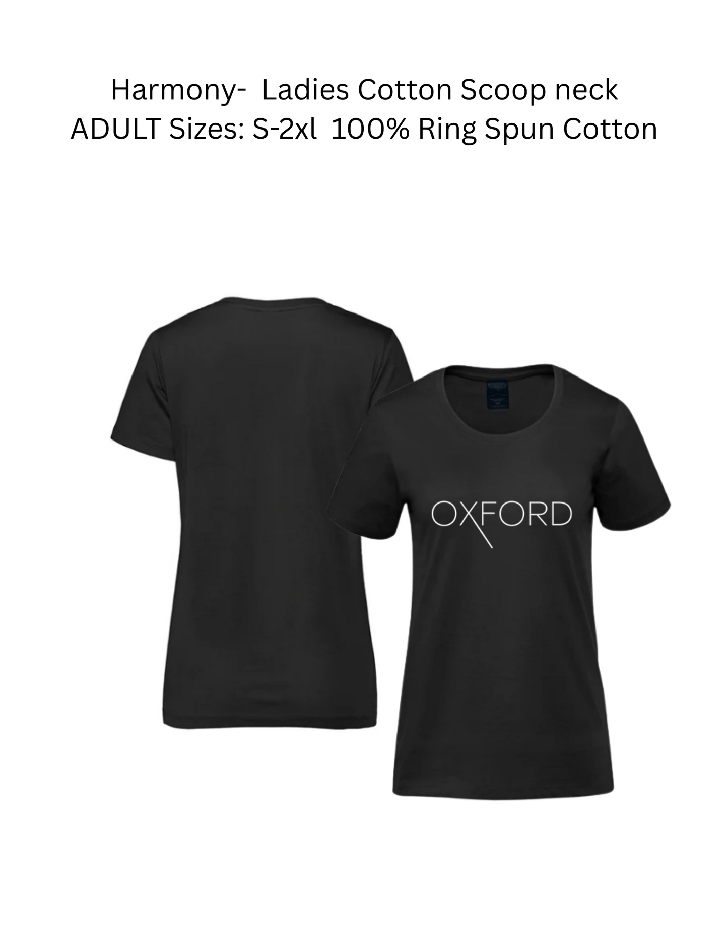 OXFORD Scoop neck T-Shirt (Ladies)