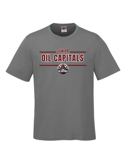 Virden Jr. Oil Caps Adult T-shirt