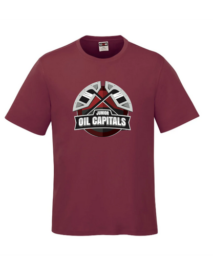 Virden Jr. Oil Caps Adult T-shirt