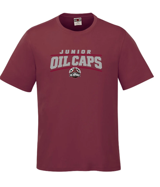 Virden Jr. Oil Caps Moisture Wicking T-shirt