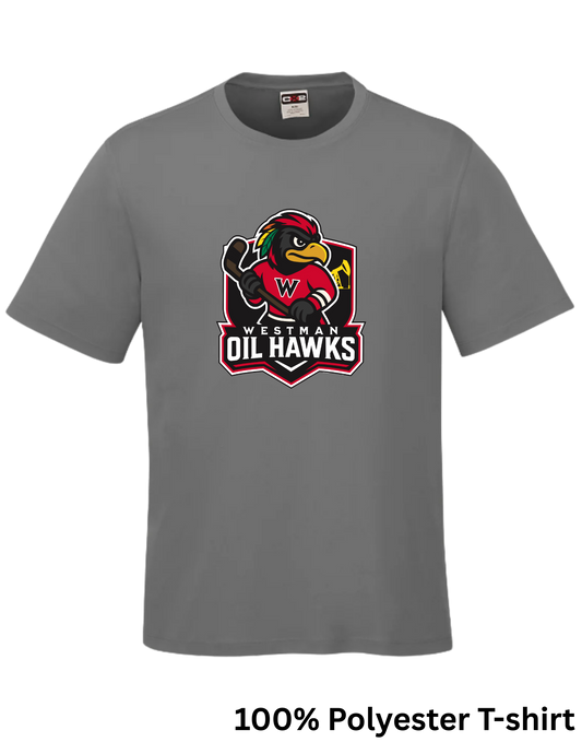 Oil Hawks Youth Polyester T-shirt