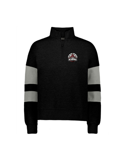 Virden Jr. Oil Caps Ladies Holloway 1/4 Zip Sweatshirt