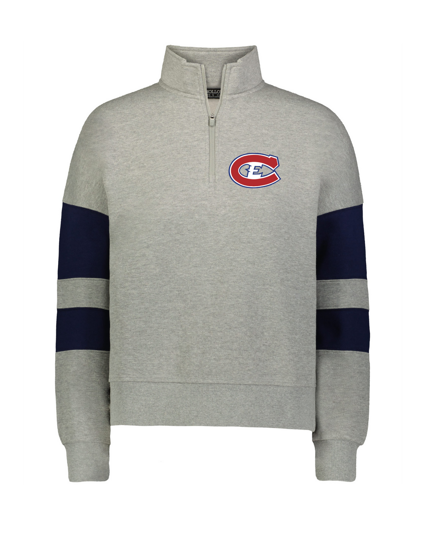 Canadians Ladies 1/4 Zip Sweatshirt