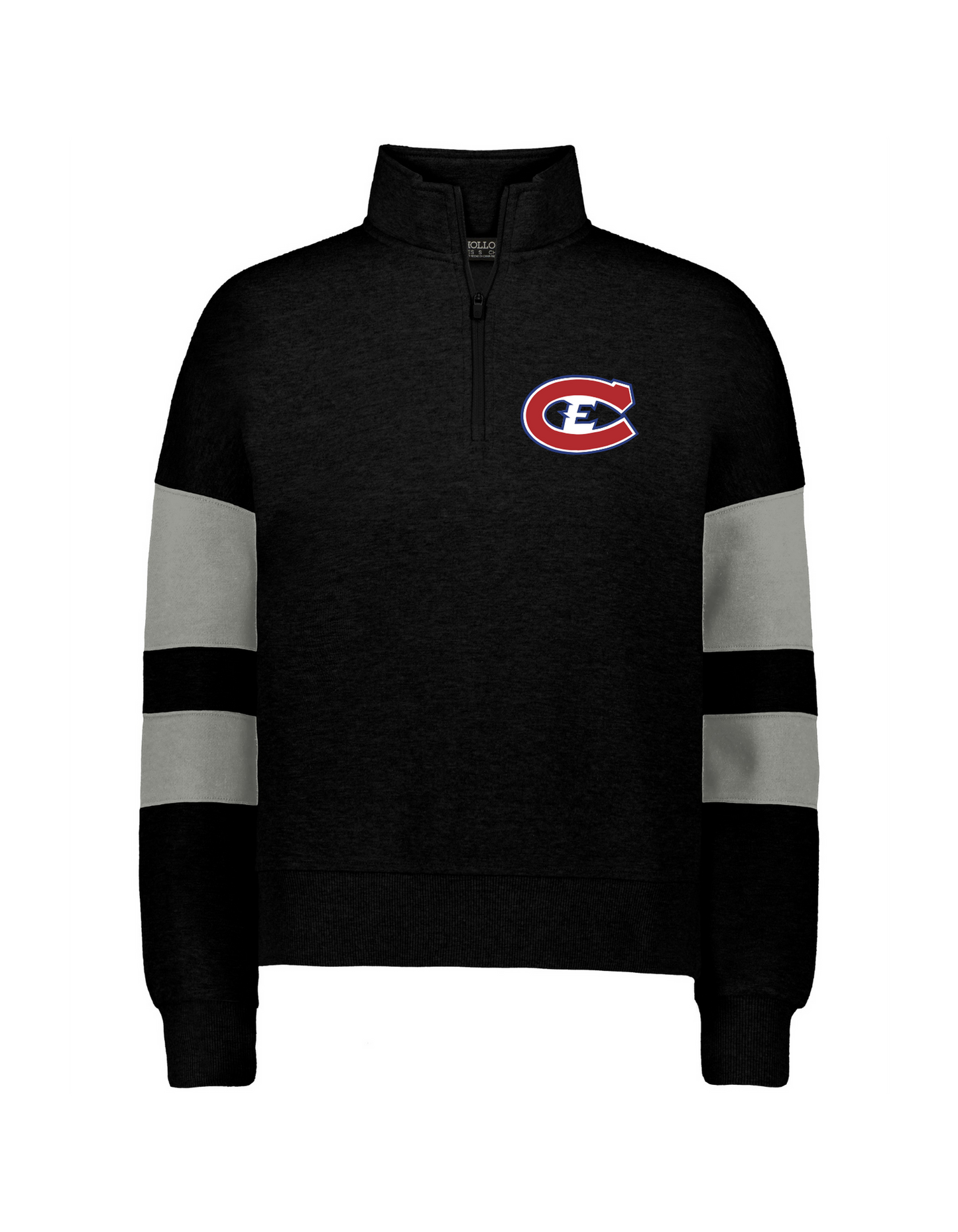 Canadians Ladies 1/4 Zip Sweatshirt