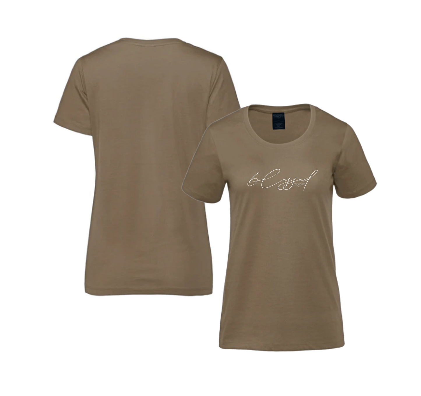 OXFORD Scoop neck T-Shirt (Ladies)