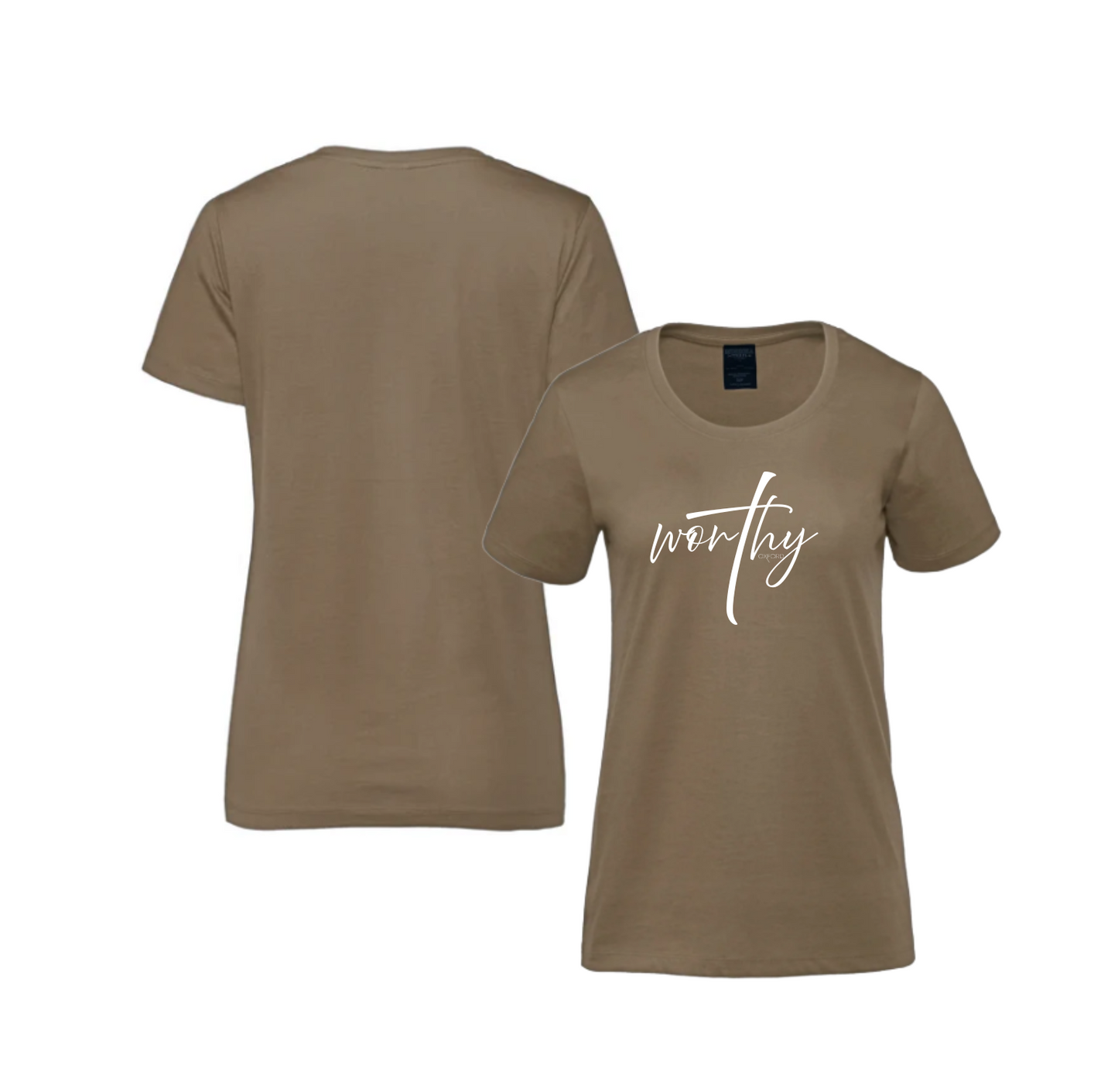 OXFORD Scoop neck T-Shirt (Ladies)