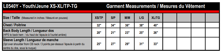YC YOUTH Crewneck Sweatshirt (CSW)
