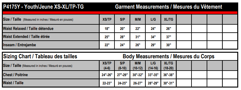 Canadians YOUTH CX2 Track Pants